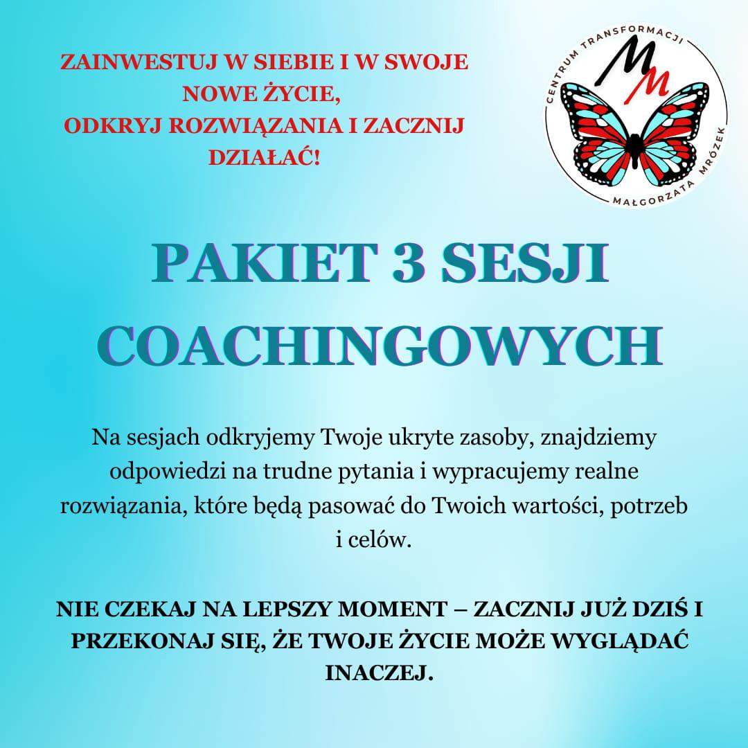 Pakiet 3 sesji coachingowych 0