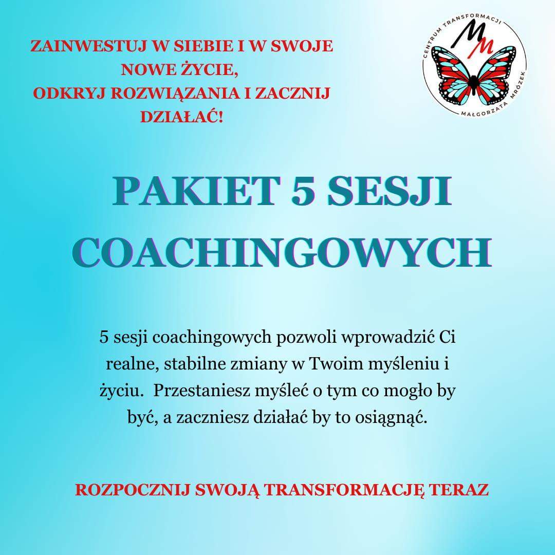 pakiet 5 sesji coachingowych