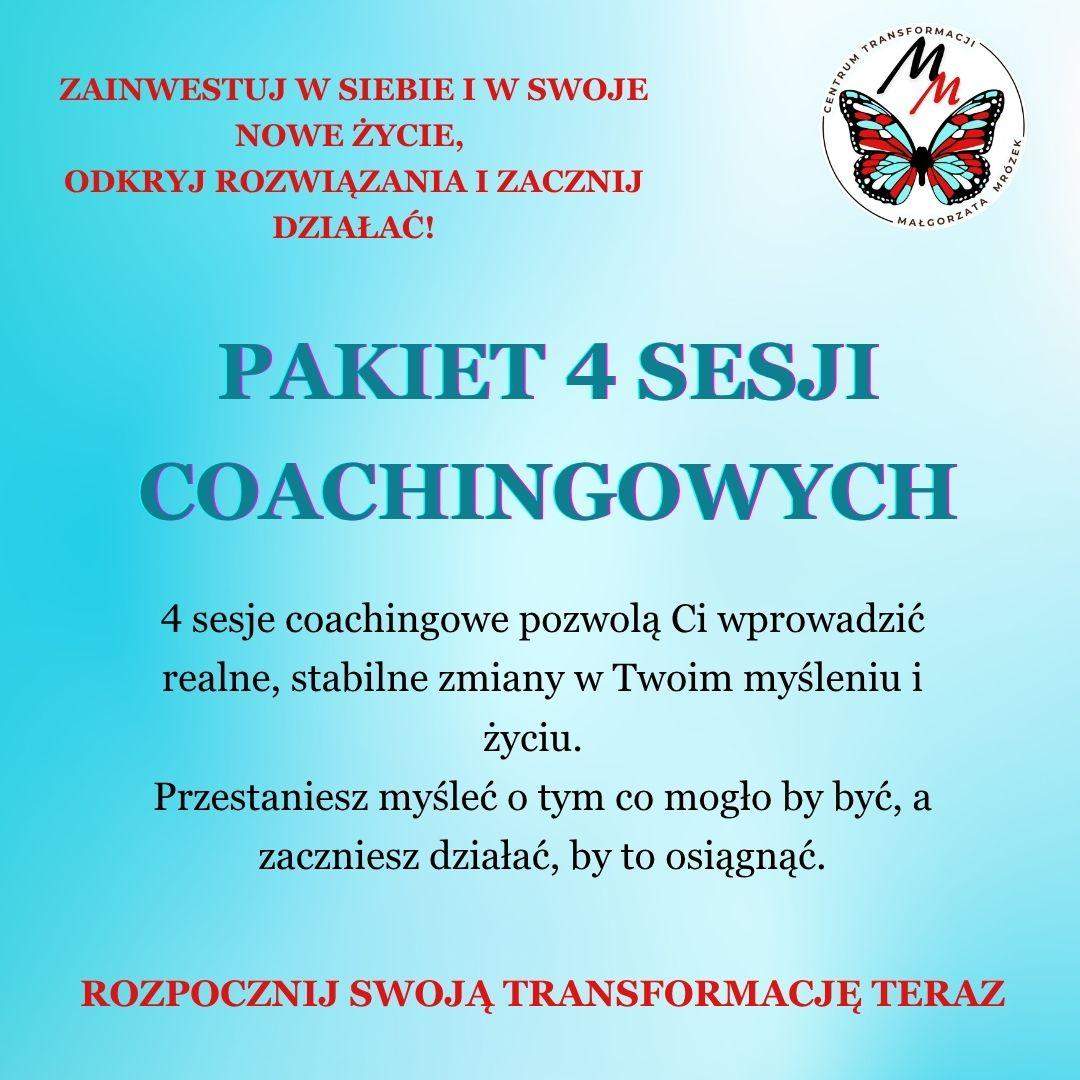 Pakiet 4 sesji coachingowych